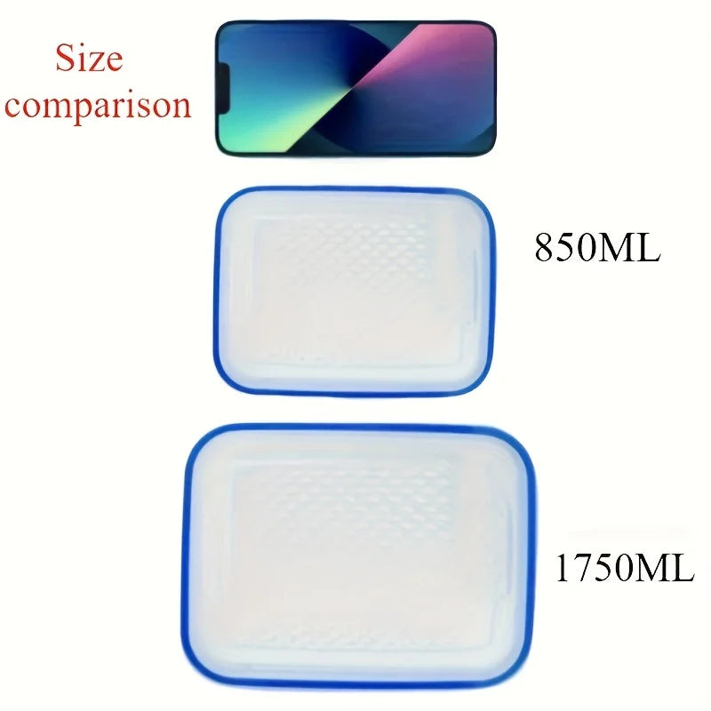 FreshRoots Produce Saver Set — 4-Piece Fridge Storage with Drain Baskets